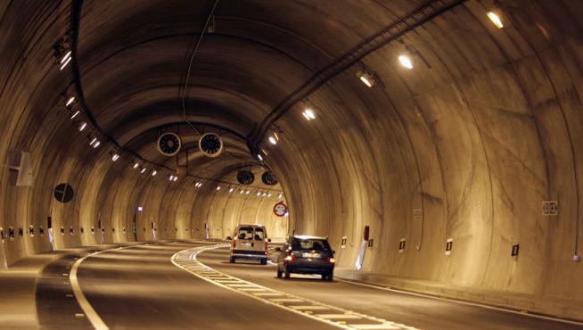 El túnel de Piqueras, en una foto de archivo