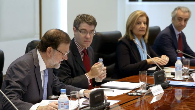 Rajoy y los ministros del área de económica analizan las consecuencias del resultado del referéndum griego.
