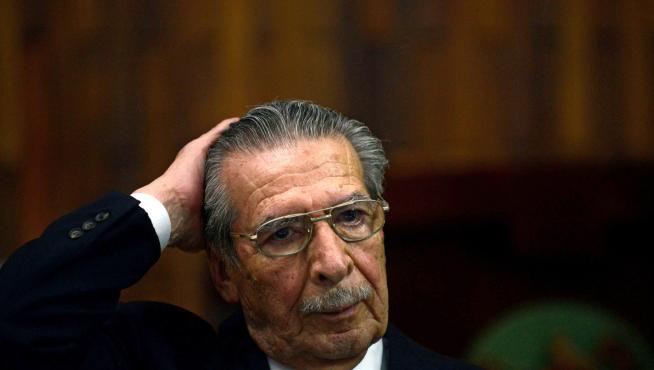 Una imagen tomada en 2013 del expresidente de Guatemala.