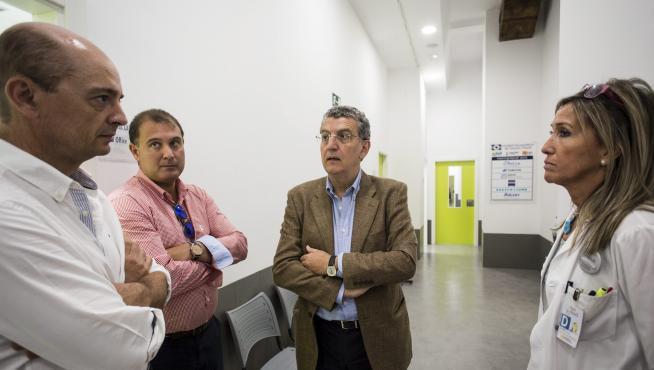 Visita del Consejero de Sanidad, Sebastián Celaya al Hospital Provincial.
