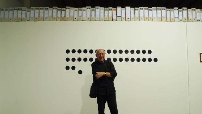Pedro Avellaned durante la presentación de 'Círculo 900 negro'
