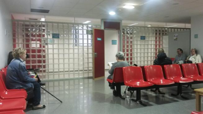 Sala de espera del Hospital Miguel Servet.