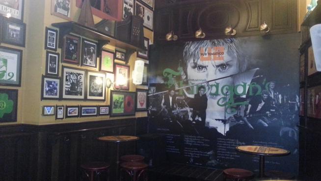 Teruel alberga "el mayor bar temático del mundo" dedicado a la banda irlandesa U2,
