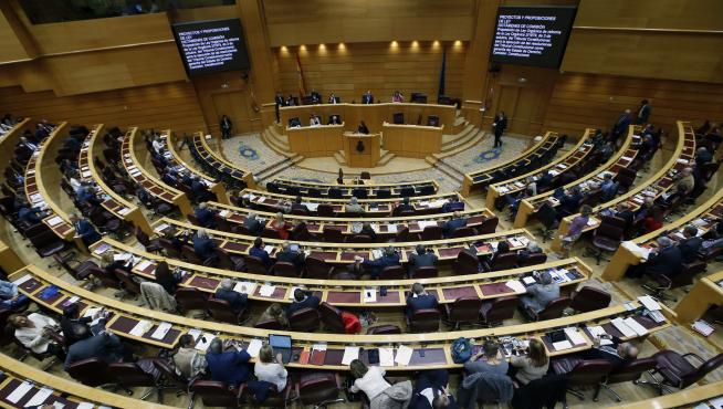 Una imagen de un pleno del Senado