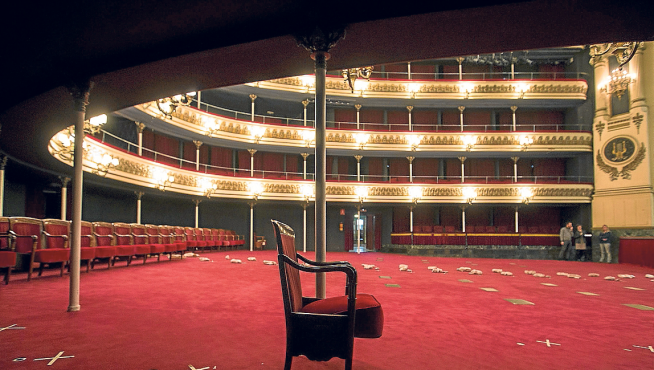 Imagen de archivo del Teatro Principal de Zaragoza.
