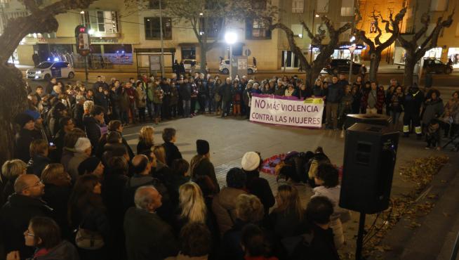 Concentraron este miércoles en la plaza de Navarra de Huesca.