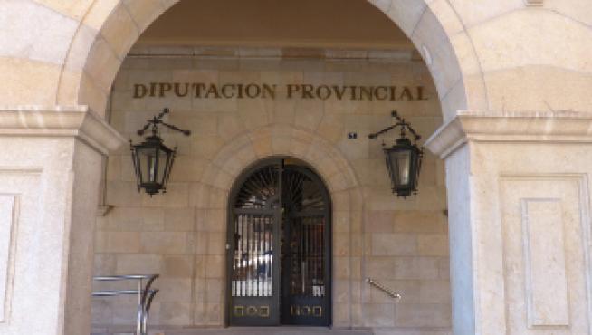 Fachada de la sede principal de la Diputación de Teruel.