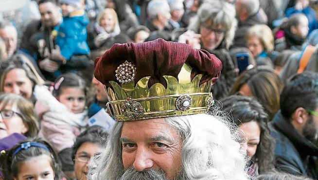 El rey Melchor, poco después de su llegada a Valdefierro.