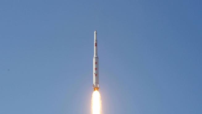 Imagen del lanzamiento difundida por Corea del Norte, imagen de archivo.