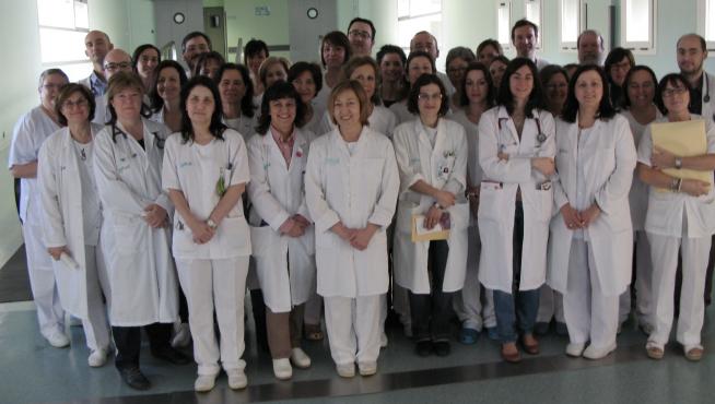 El servicio de Oncología Médica del Hospital Miguel Servet cumple 25 años. En la fotografía, el equipo de la unidad.