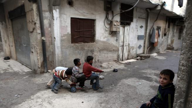 Los niños vuelven a la calle en Siria, imagen de archivo.