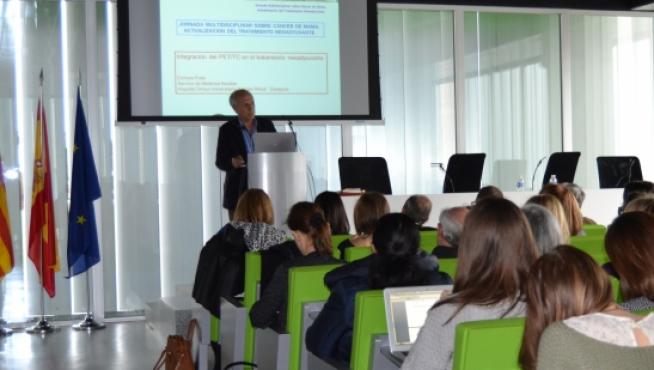 Una jornada aborda en el CIBA el papel de las unidades multidisciplinares de cáncer de mama.