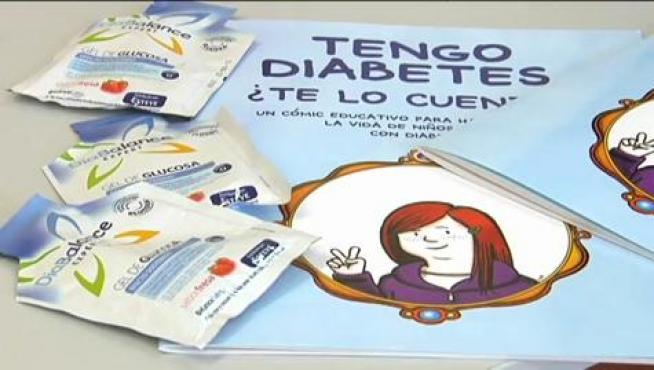 Imagen de archivo de una campaña de la OMS para dar a conocer la diabetes.