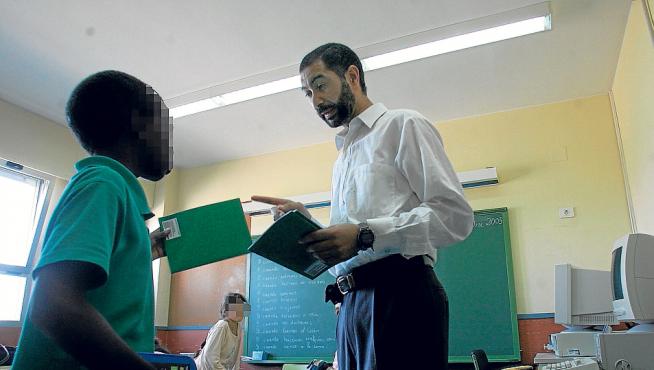 Un profesor de Religión Islámica en un centro aragonés.