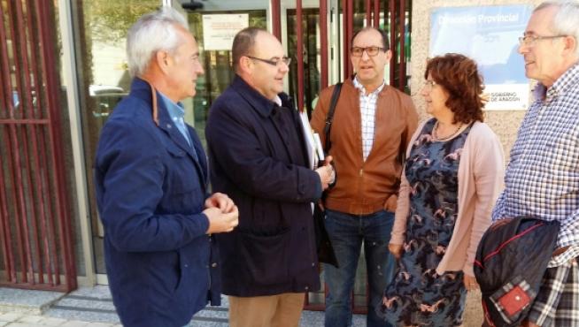 María Victoria Broto visita los servicios del IASS en Teruel