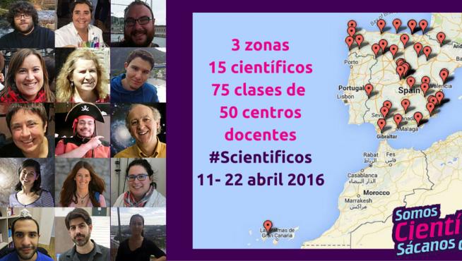 Más de mil alumnos han participado en esta primera edición española de 'Somos científicos'.