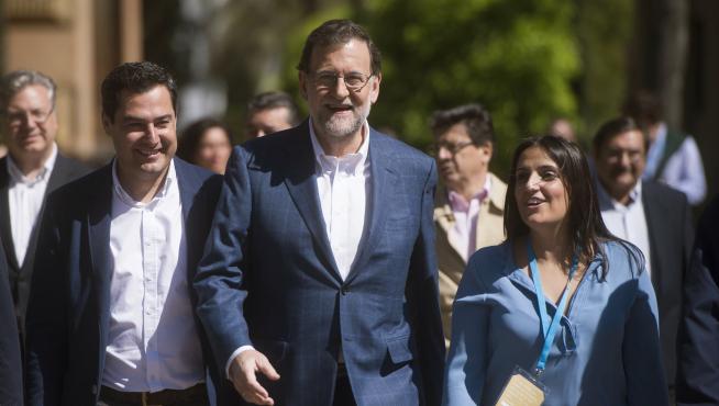 El presidente del PP y del Gobierno en funciones, Mariano Rajoy, hoy en Córdoba