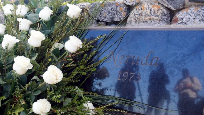 La tumba de Neruda en Isla Negra.