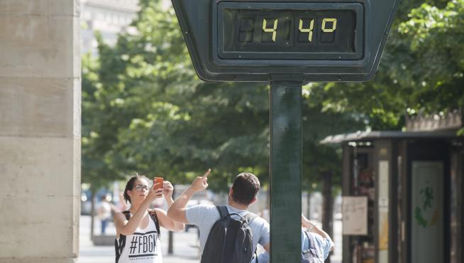 En julio de 2015, Zaragoza batió su récord histórico con una temperatura máxima de 44,5ºC