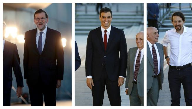 Rajoy, Sánchez, Iglesias  y Rivera.