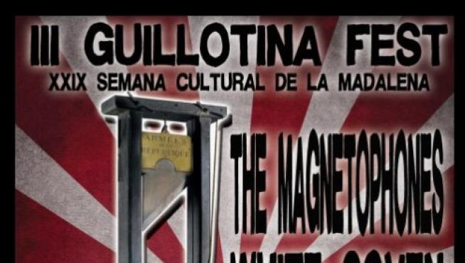El cartel del III Guillotina Fest.