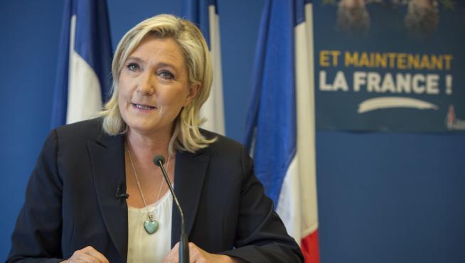 La candidata ultraderechista a las presidenciales francesas, Marine Le Pen.