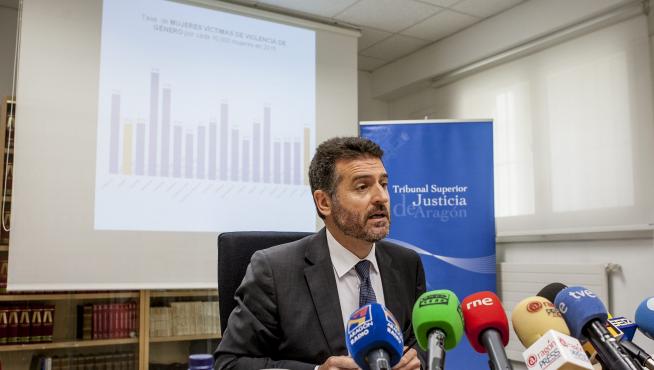 Manuel Bellido, presidente del Tribunal Superior de Justicia de Aragón (TSJA).
