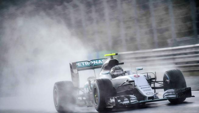 Rosberg, durante el Gran Premio de Hungría