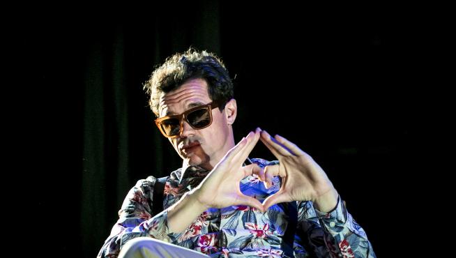 Rafa Maza en un momento de su espectáculo '¡Hey Bro! ¡Hipster Show!'.