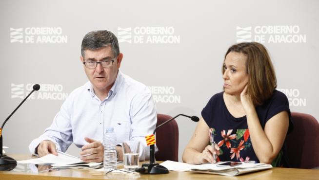 Vicente Guillén y Mayte Pérez en una imagen de este martes.