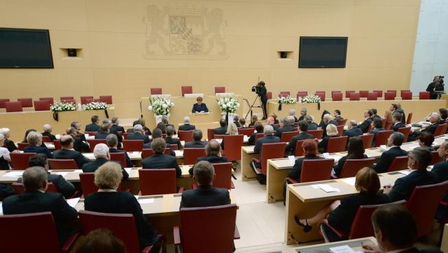 Ceremonia celebrada en el parlamento regional de Baviera