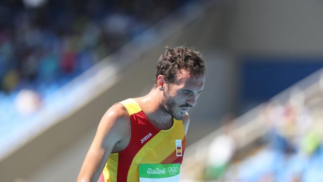 El atleta aragonés Toni Abadía.