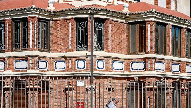Aspecto reciente de Casa Solans, en el número 60 de la avenida de Cataluña.