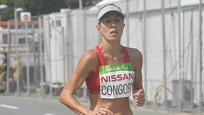 Congost, durante la prueba