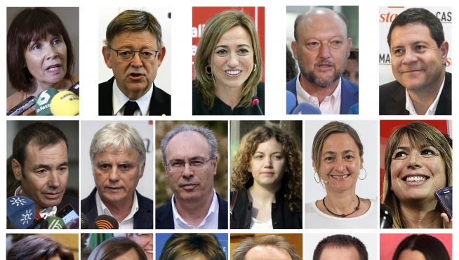 Los 17 miembros de PSOE que han dimitido para propiciar la caída de Sánchez