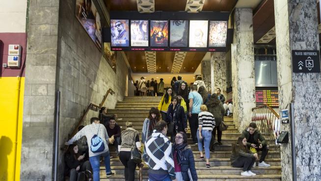 Cines Palafox en Zaragoza este lunes.
