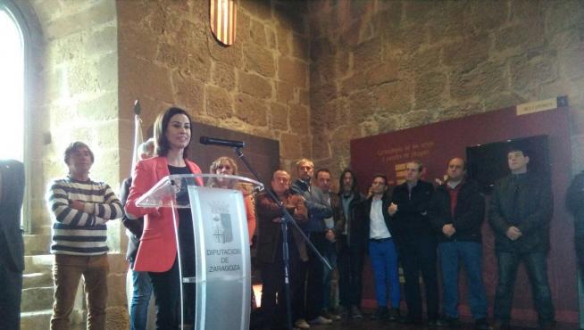 La vicepresidenta primera de la Diputación de Zaragoza, Teresa Ladrero.