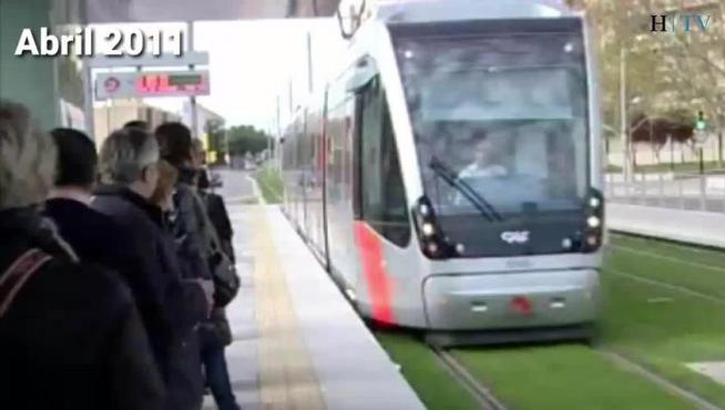 El tranvía de Zaragoza ha cumplido 6 años.