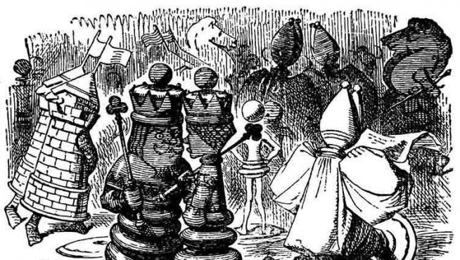 El ajedrez está muy presente en 'Alicia en el país de las maravillas'