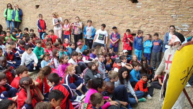 Alrededor de 350 escolares de Primaria han visitado el castillo.