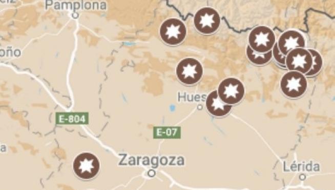 Aragón tiene dos zonas con especial actividad sísmica.