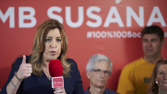 Susana Díaz en L'Hospitalet de Llobregat