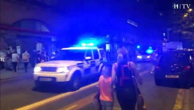 Un aragonés graba los minutos posteriores al atentado
