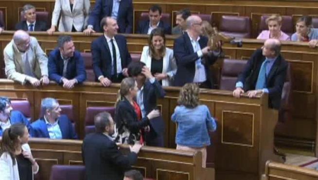 Escaño roto en el Congreso: el del diputado de Ciudadanos Toni Roldán