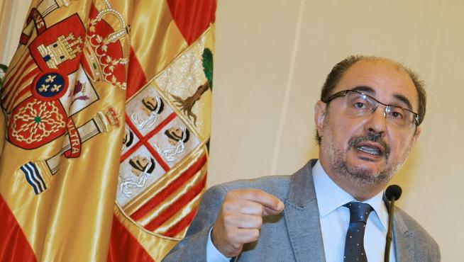 El presidente aragonés, Javier Lambán.