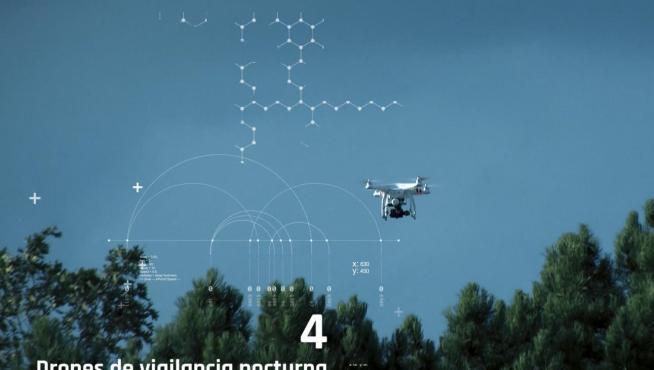 Imagen de uno de los drones que operarán desde Zaragoza