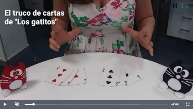 Magia con Beatriz Palacio: el truco de 'los gatitos'