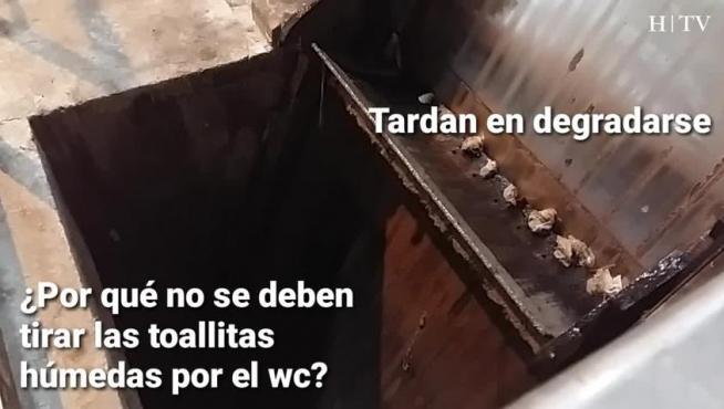 ¿Por qué no se deben tirar las toallitas húmedas por el wc?
