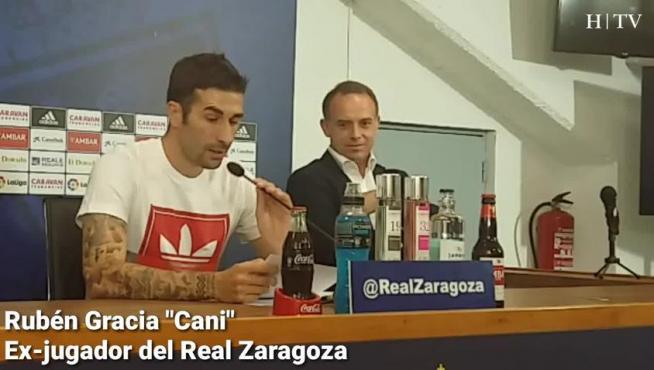 Cani se despide del fútbol y del Real Zaragoza