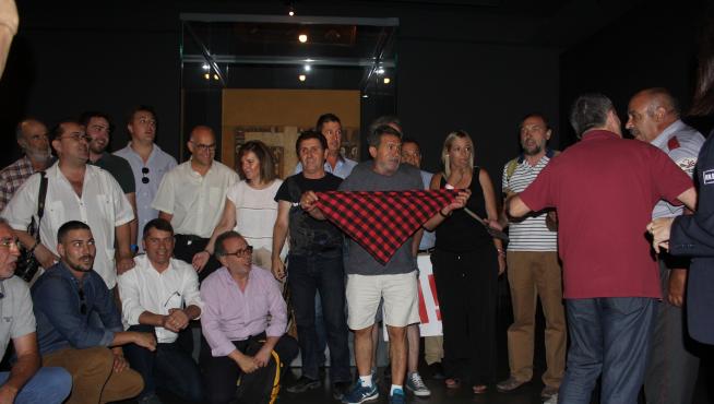 La plataforma Sijena Sí reivindica en el Museo de Lérida la entrega de las 44 obras retenidas